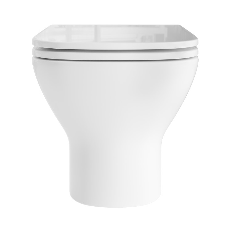 Wall Hung Rimless Toilet with Soft Close Seat, Brushed Brass Pneumatic Flush Plate, 1168mm Frame & Cistern – Palma