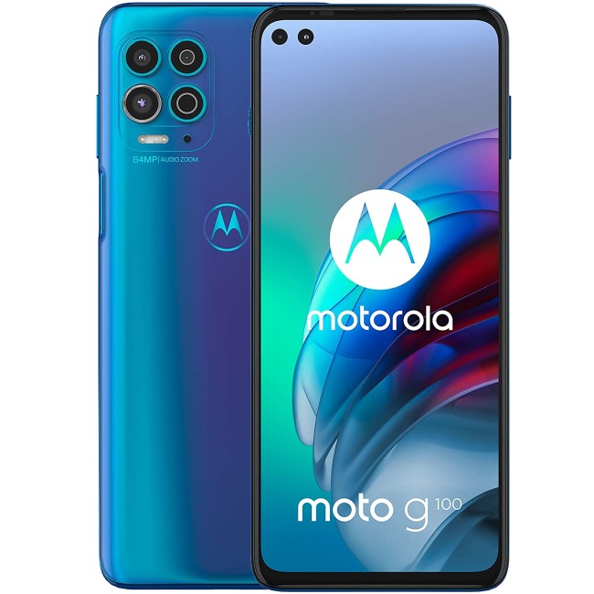 Motorola Moto G100 Iridescent Ocean 6.7" 128GB 5G Unlocked & SIM Free Smartphone