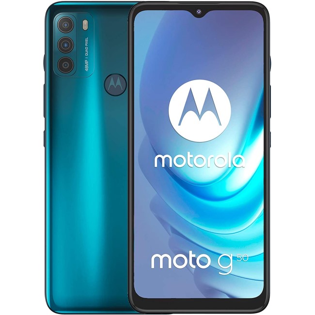 Motorola Moto G50 Aqua Green 6.5" 64GB 5G Dual SIM Unlocked & SIM Free Smartphone