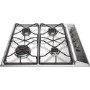 GRADE A1 - Hotpoint PAN642IXH 58cm Four Burner Gas Hob Stainless Steel
