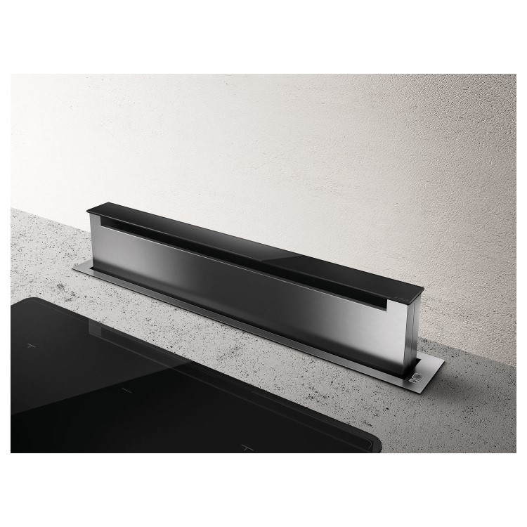 Elica PANDORA-SS 84cm Wide Touch Control Downdraft Extractor - Stainless Steel