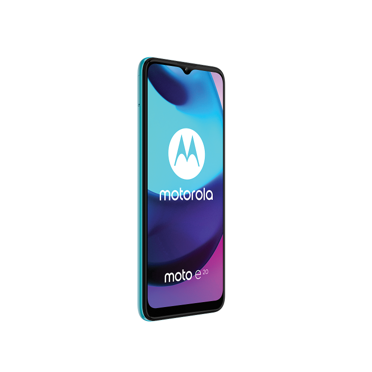 Refurbished Motorola Moto E20 Costal Blue 6.5" 32GB 4G Unlocked & SIM Free Smartphone