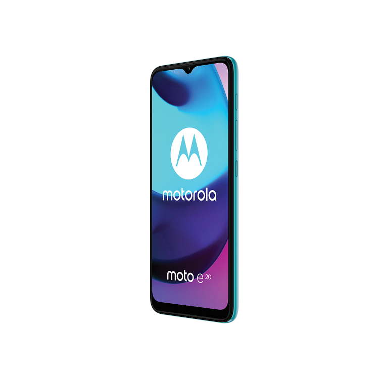 Refurbished Motorola Moto E20 Costal Blue 6.5" 32GB 4G Unlocked & SIM Free Smartphone