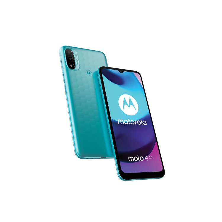 Refurbished Motorola Moto E20 Costal Blue 6.5" 32GB 4G Unlocked & SIM Free Smartphone