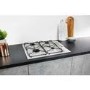 GRADE A2 - Hotpoint PAS642HWH 58cm Four Burner Gas Hob White