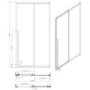 Black 8mm Sliding Shower Door Extended Handle 1200mm - Pavo
