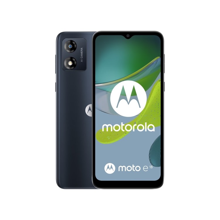 Motorola Moto E13 64GB 4G SIM Free Smartphone - Cosmic Black