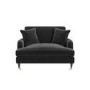 ALMOST PERFECT - Charcoal Velvet Loveseat - Payton
