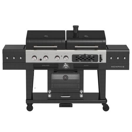 Pit Boss Memphis Ultimate Gas and Charcoal Combo BBQ Grill