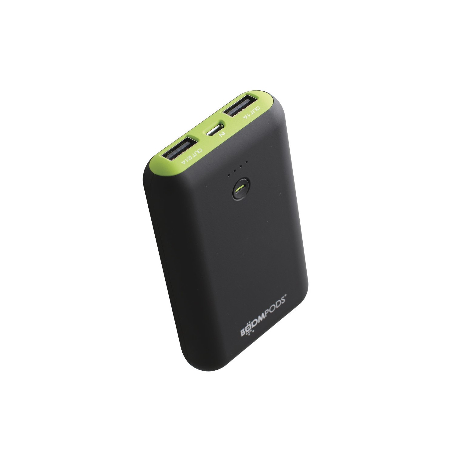 BoomPods Powerboom 7500mAh - Black/Green