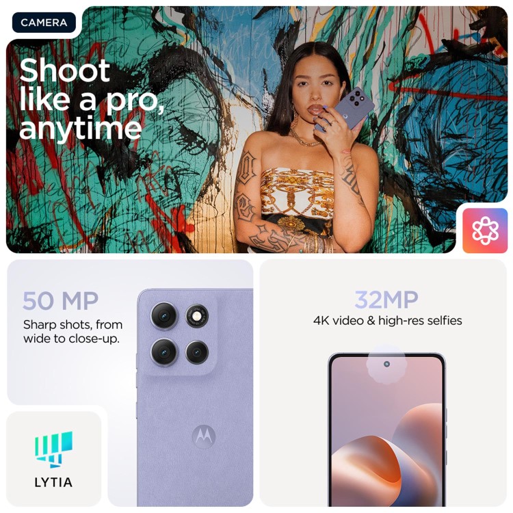 Motorola Moto G86 5G Cosmic Sky 6.67" 256GB 5G Unlocked & SIM Free Smartphone