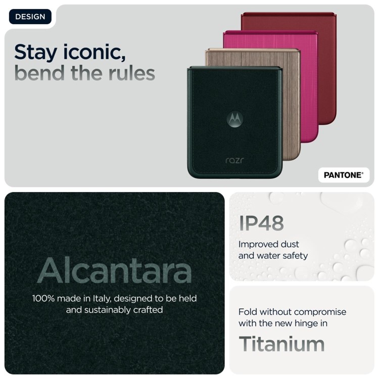 Motorola Razr 60 Ultra Pantone Scarab 7" 512GB 5G Unlocked & SIM Free Smartphone