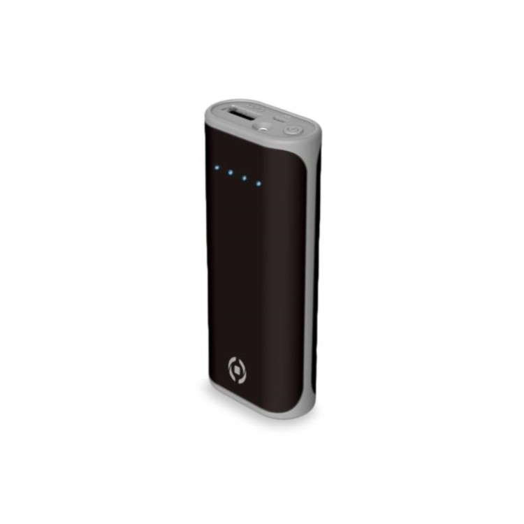 Celly Powerbank Daily 5000 - 5000mAh Power Bank - Black