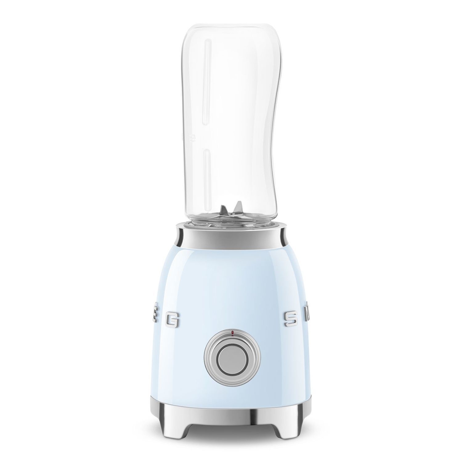 Smeg Pastel Blue 50S Style Mini Blender & Smoothie Maker Size 14.2