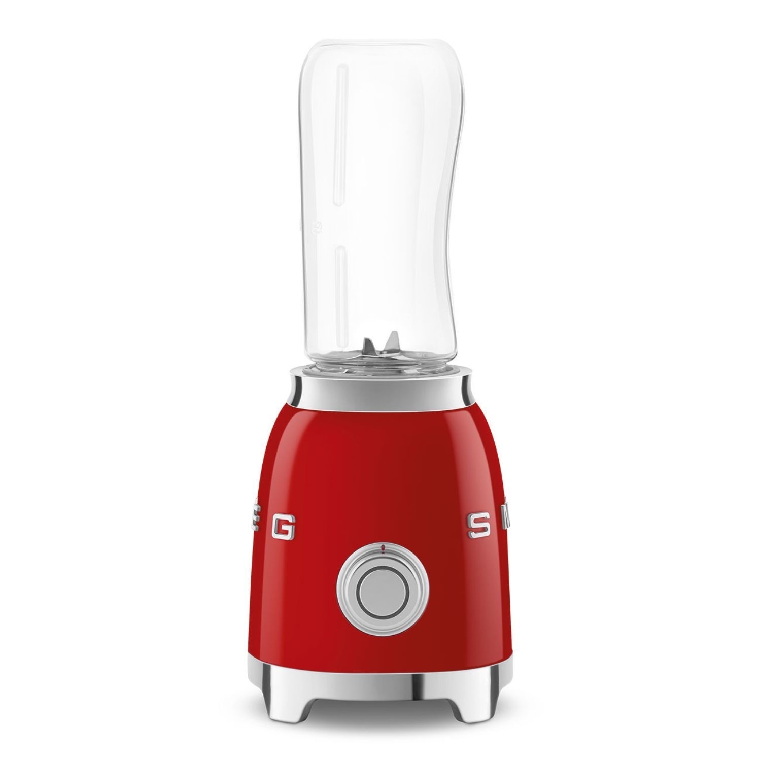 Smeg Red 50S Style Mini Blender & Smoothie Maker Size 14.2