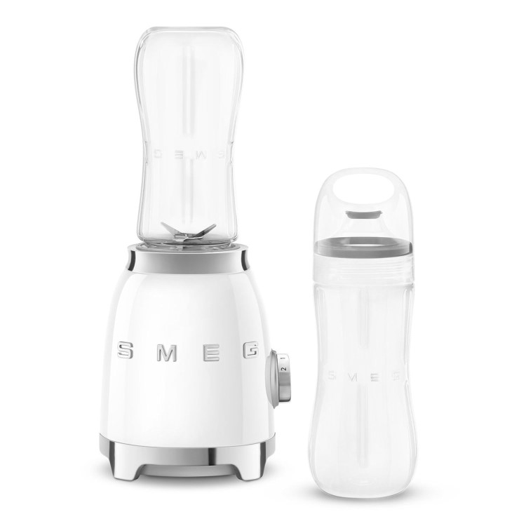 Smeg 50’s Style Mini Blender & Smoothie Maker - White - PBF01WHUK