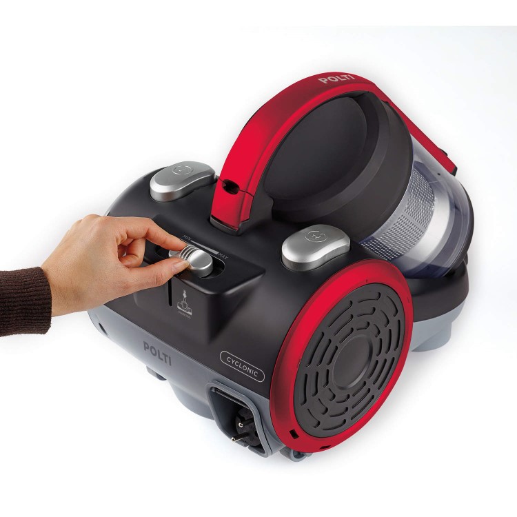 Polti PBGB0018 Forzaspira C110 1400W Cylinder Vacuum Cleaner Black & Red
