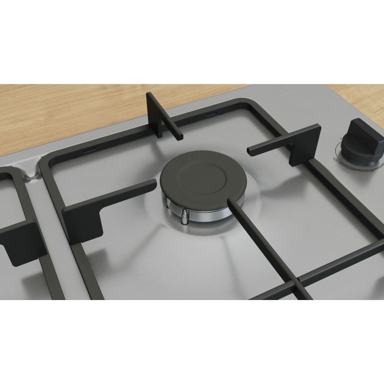 Bosch Series 2 60cm 4 Burner Gas Hob - Stainless Steel