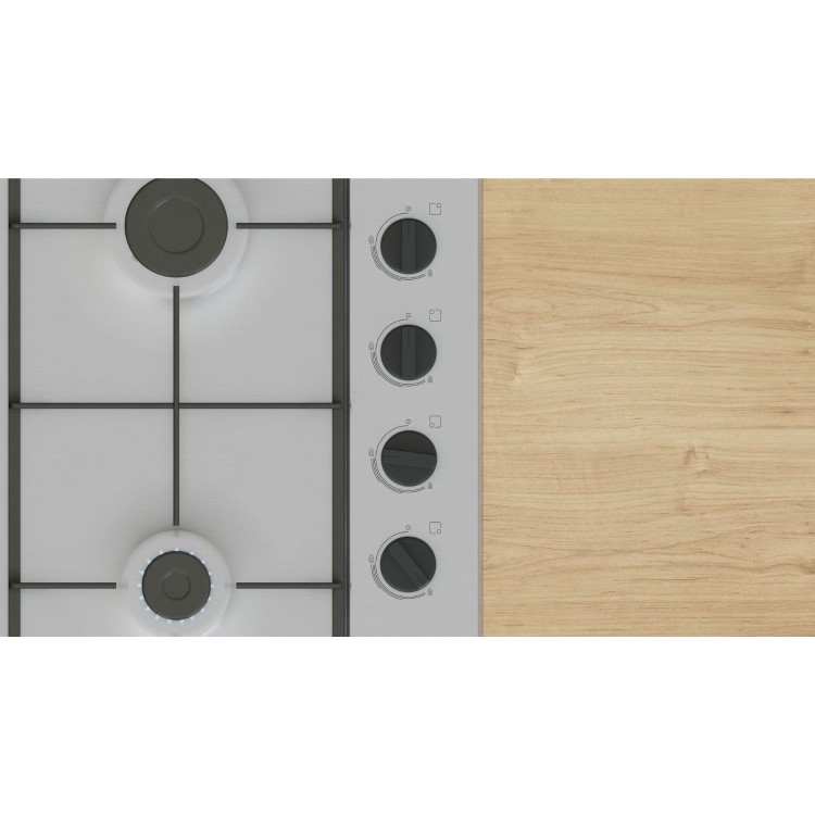 Bosch Series 2 60cm 4 Burner Gas Hob - Stainless Steel