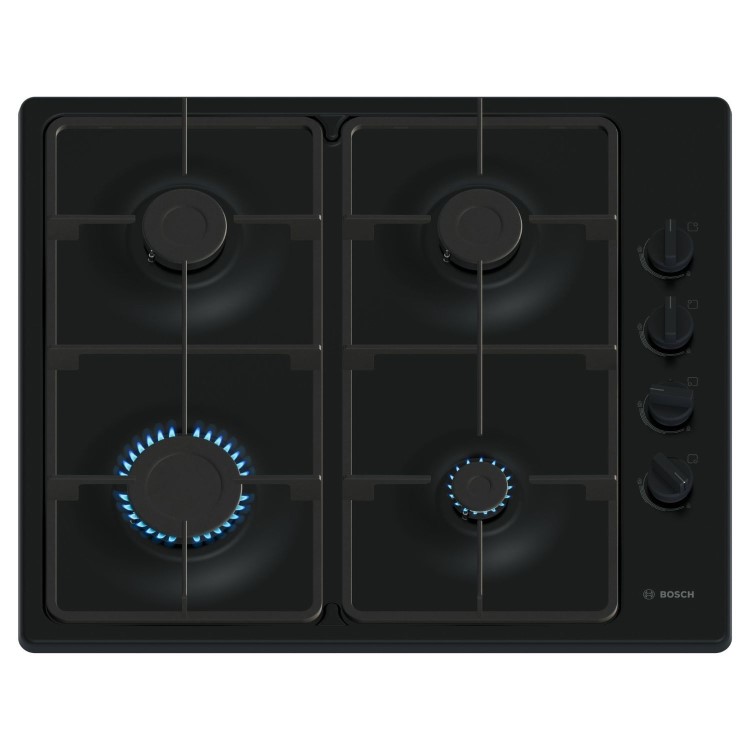 Refurbished Bosch Series 2 60cm 4 Burner Gas Hob - Black