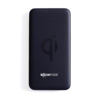 BoomPods Powerboom Qi  Wireless Powerbank 10000mAh Black