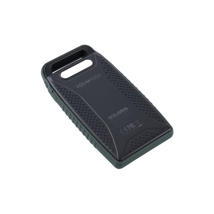 BoomPods Solaris Solar 10000mAh Powerbank Dark Grey