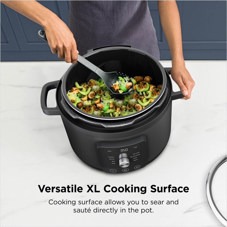 Ninja PC201UK HyperHeat 9-in-1 Pressure & Rice Cooker 6L – Fast Multi Cooker