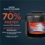 Ninja PC201UK HyperHeat 9-in-1 Pressure & Rice Cooker 6L – Fast Multi Cooker