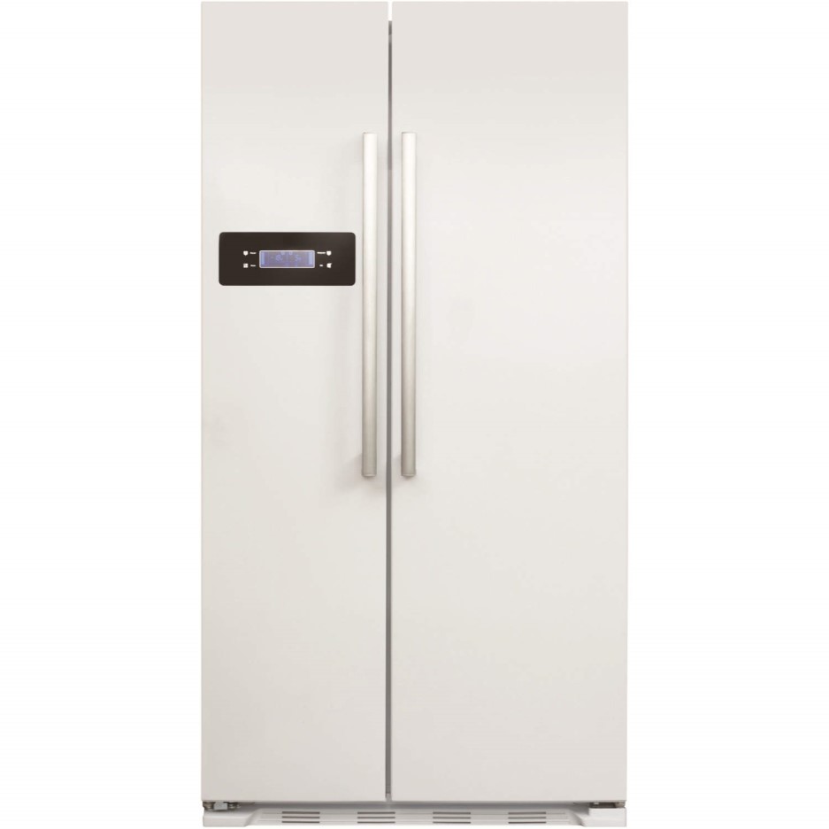 CDA PC50WH White 550 Litre American Fridge Freezer Appliances Direct