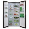 CDA PC52BL American Style Side By Side Fridge Freezer A+ Rated Black Colour