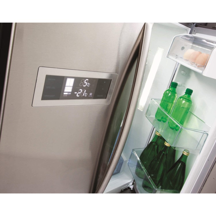 CDA PC87SC American Style Two Door Two Drawer Freestanding Fridge Freezer - Stainless Steel Colour