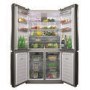 CDA PC900BL American Style 4 Door Frost Free Fridge Freezer  With Multi - Zone Cooling - Black