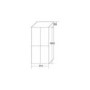 CDA PC900BL American Style 4 Door Frost Free Fridge Freezer  With Multi - Zone Cooling - Black