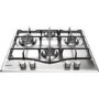 GRADE A3 - Hotpoint PCN641IXH 60cm Four Burner Gas Hob Stainless Steel