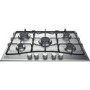 Hotpoint PCN752UIXH 73cm 5 Burner Gas Hob - Stainless Steel