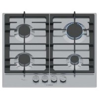 Bosch Series 6 60cm 4 Burner Gas Hob - Stainless Steel Bosch Series 6 60cm 4 Burner Gas Hob - Stainless Steel