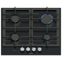 Bosch Series 6 60cm 4 Burner Gas Hob - Black Bosch Series 6 60cm 4 Burner Gas Hob - Black