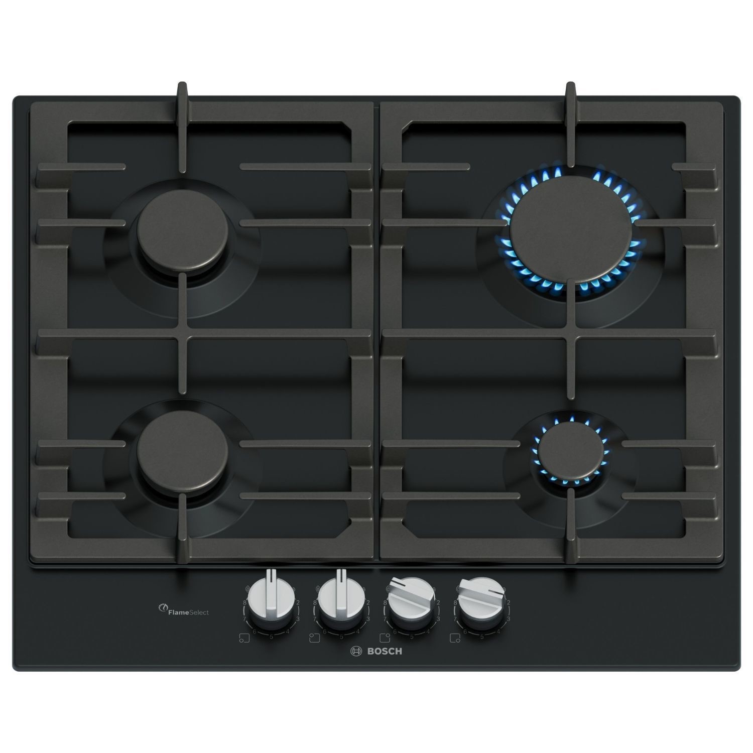 Bosch Series 6 60cm 4 Burner Gas Hob - Black