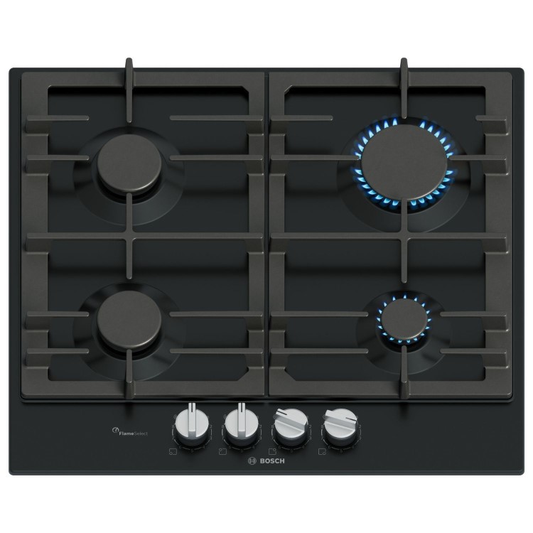 Bosch Series 6 60cm 4 Burner Gas Hob - Black