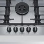 Refurbished Bosch Serie 6 PCR9A5B90 90cm 5 Burner Gas Hob Stainless Steel