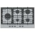Bosch Series 6 75cm 5 Burner Gas Hob - Stainless Steel