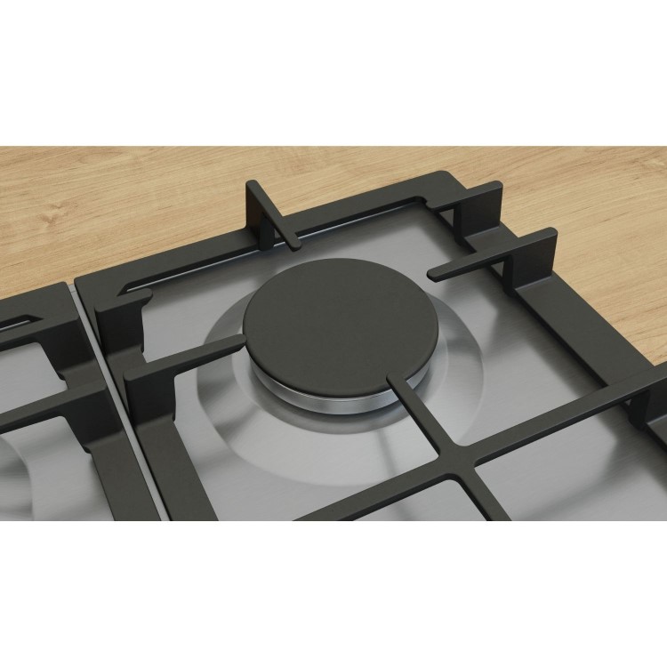 Bosch Series 6 75cm 5 Burner Gas Hob - Stainless Steel