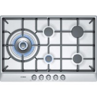 Bosch PCS815B90E Avantixx 76cm Five Burner Gas Hob in Brushed steel