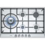 Bosch PCS815B90E Avantixx 76cm Five Burner Gas Hob in Brushed steel