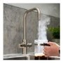 Abode Hemista 4 in1 Boiling Water & Filter Tap - Brushed Nickel