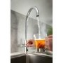 Abode Hemista Dual Lever Slimline 3 in 1 Boiling Water Tap - Chrome