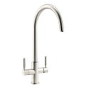PCT5002 Abode Hemista Dual Lever Slimline 3 in 1 Boiling Water Tap - Brushed Nickel