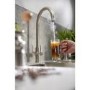 Abode Hemista Dual Lever Slimline 3 in 1 Boiling Water Tap - Brushed Nickel