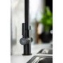 Abode Hemista Dual Lever Slimline 3 in 1 Boiling Water Tap - Matt Black