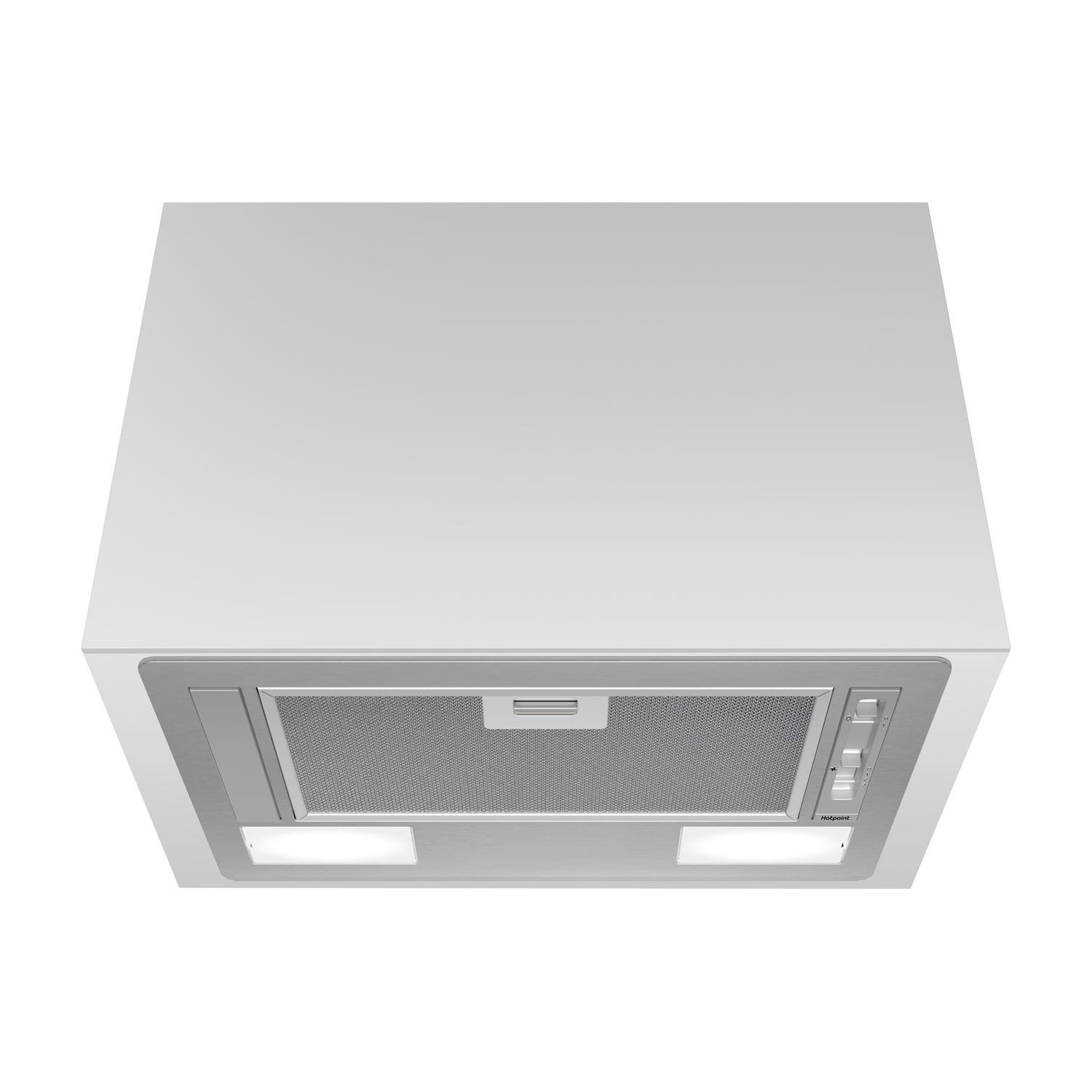 Refurbished Hotpoint PCT64FLSS 53cm Canopy Cooker Hood Stainless Steel